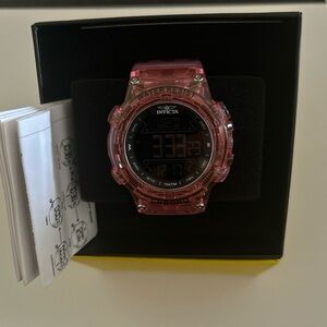 Invicta Transparent Pink Smartwatch